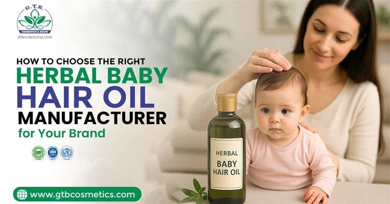 Herbal baby hair oil manufacturer