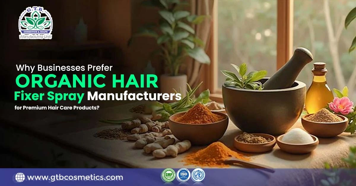 organic hair fixer spray manufacturer